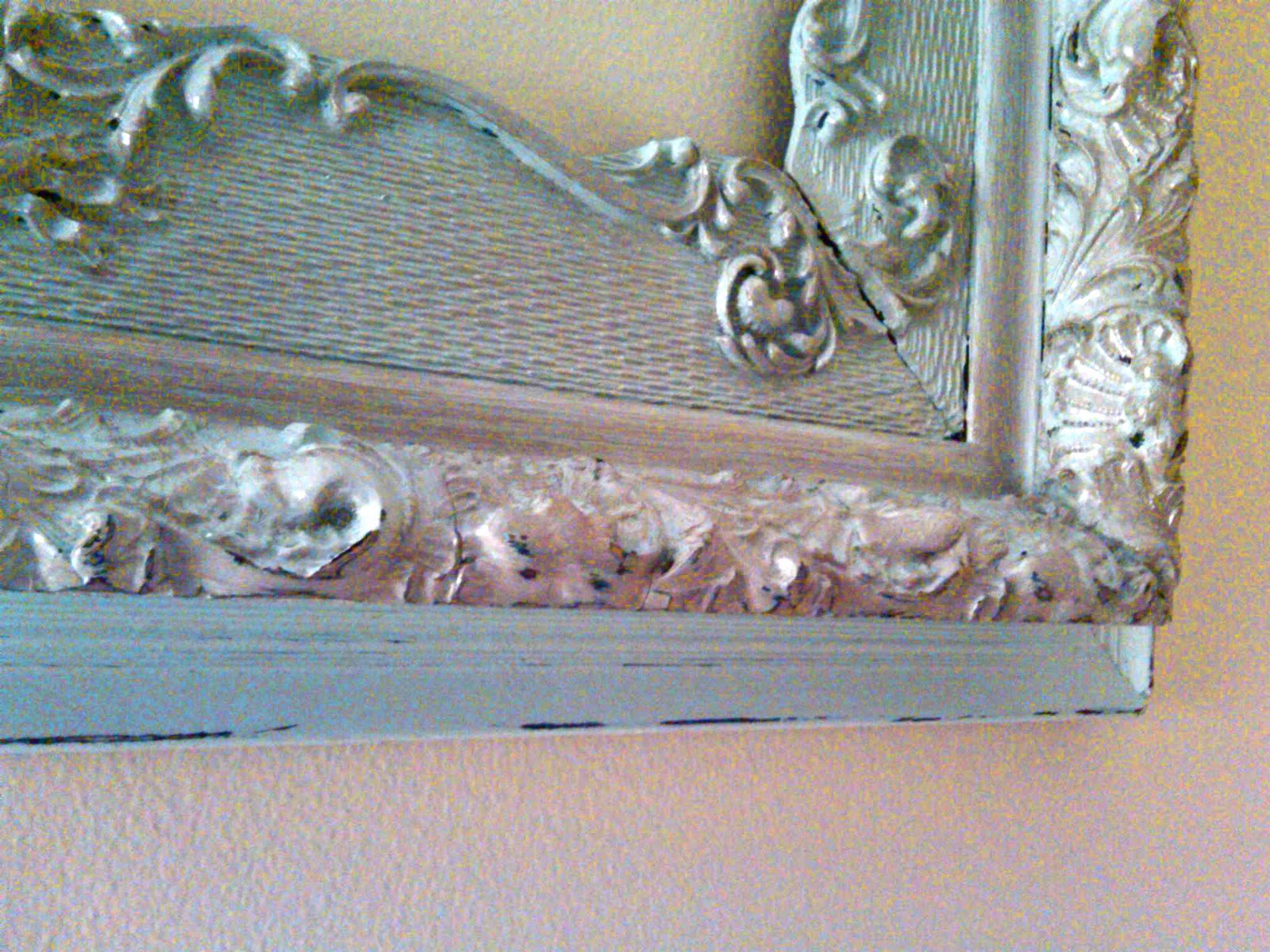 The Weathered Chest Victorian Gesso Plaster Frame Makeover