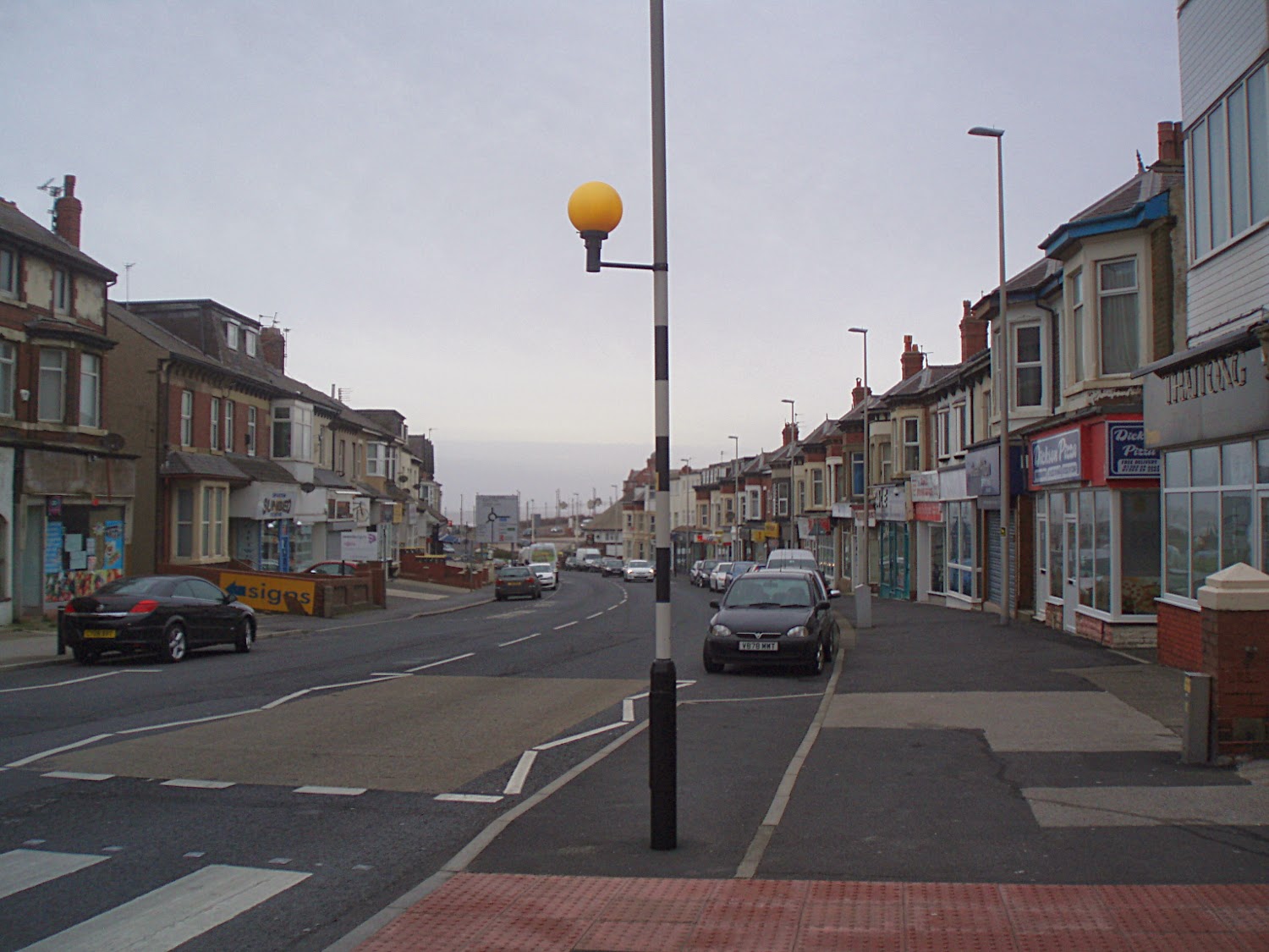 Roads and artifacts The Old Bank Warley and Dickson Road, Blackpool