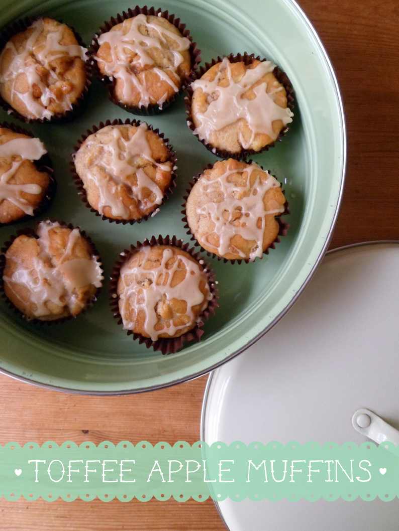 littletree designs littletree bakes...toffee apple muffins