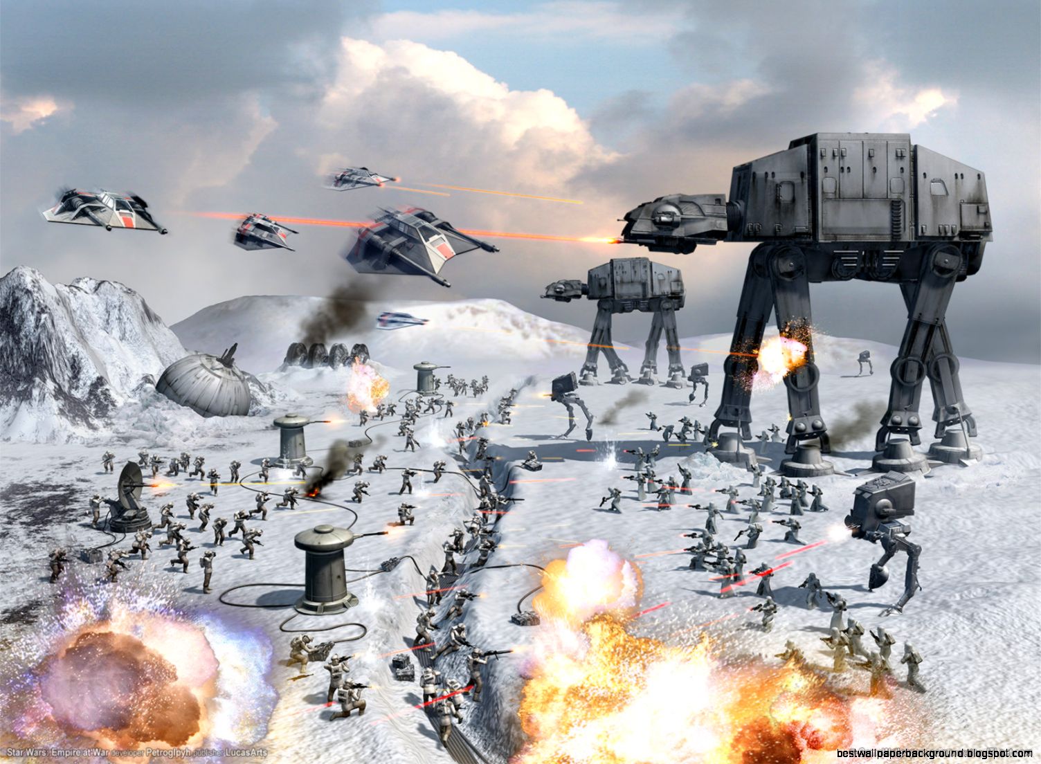 Star Wars Hoth Battle Star Wars Hoth Battle