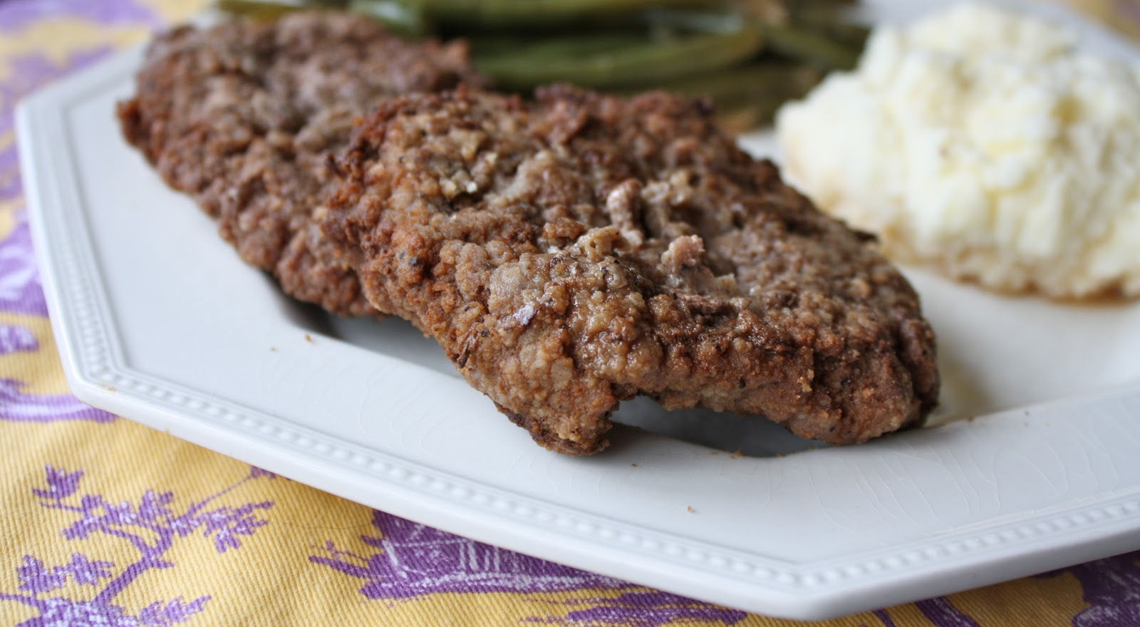 the compulsive culinaire Fried Round Steak