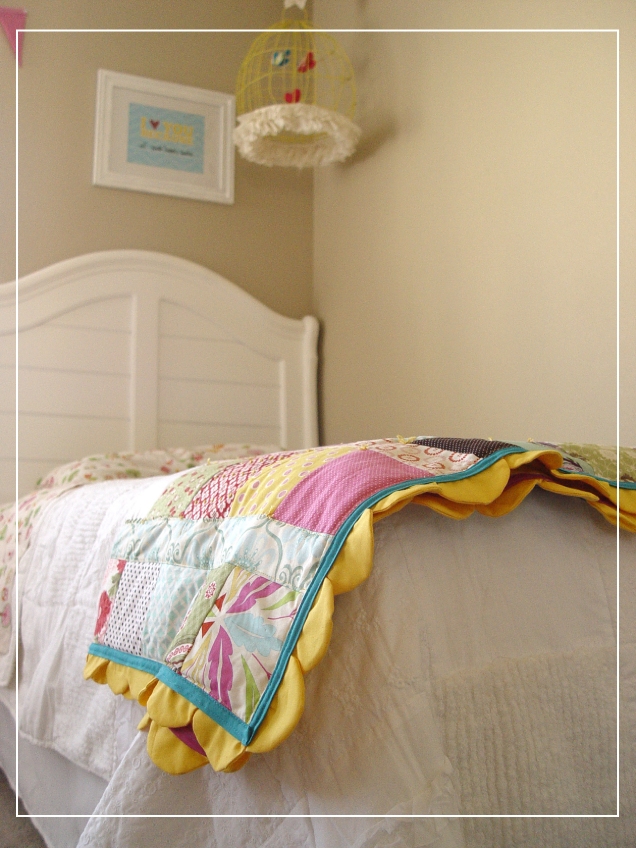 kiki creates a blanket for her.