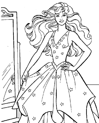 Barbie Coloring Pages