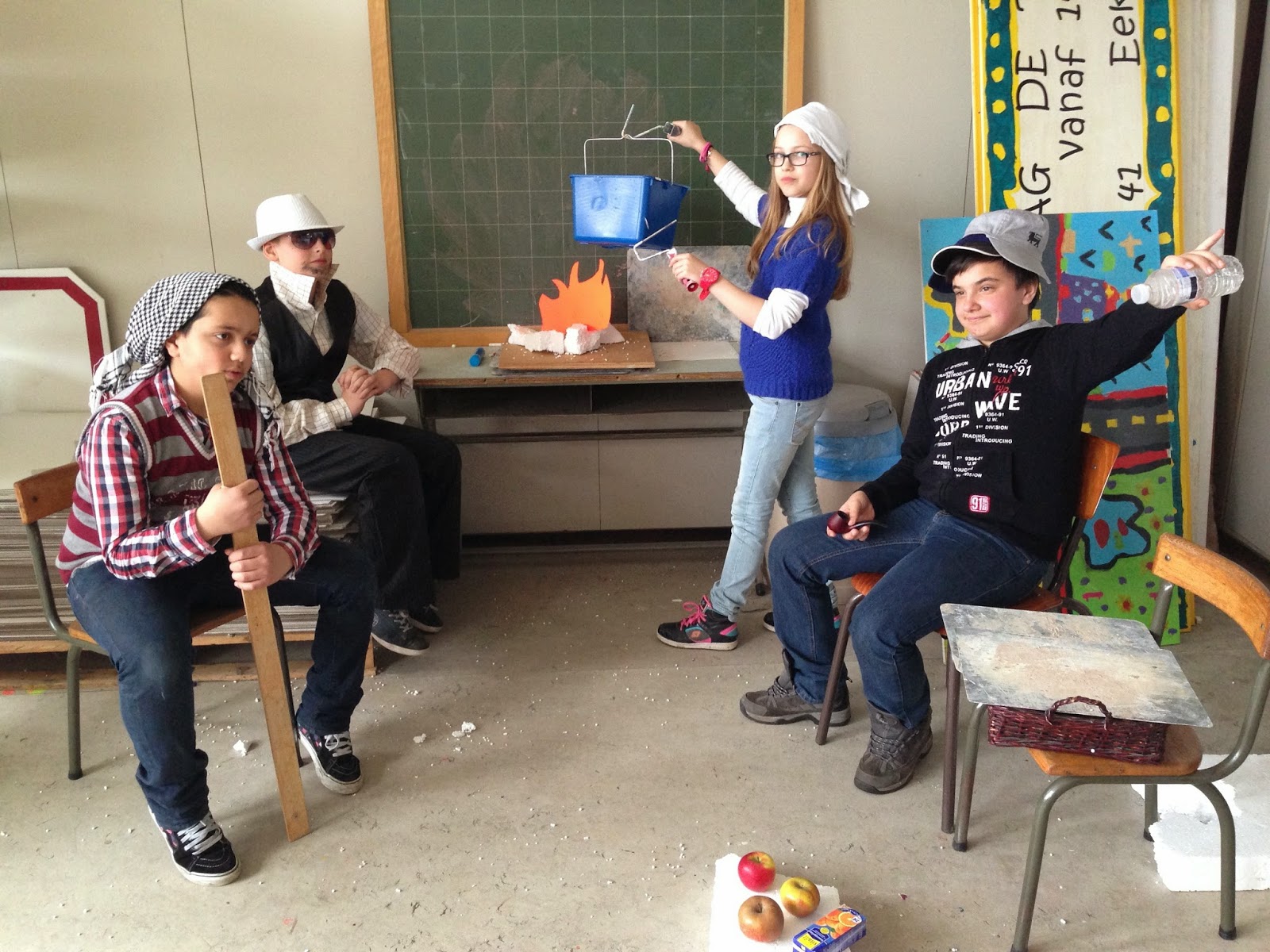 Klas van Meester Maarten: Tableau vivant!