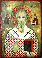 Sfantul Ierarh Nicolae, icoana pe lemn