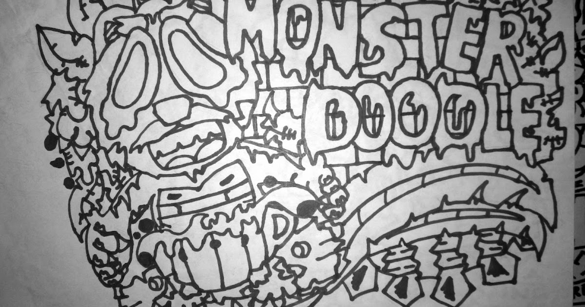 The Doodles Designs And Art Of Christopher Burdett Monster