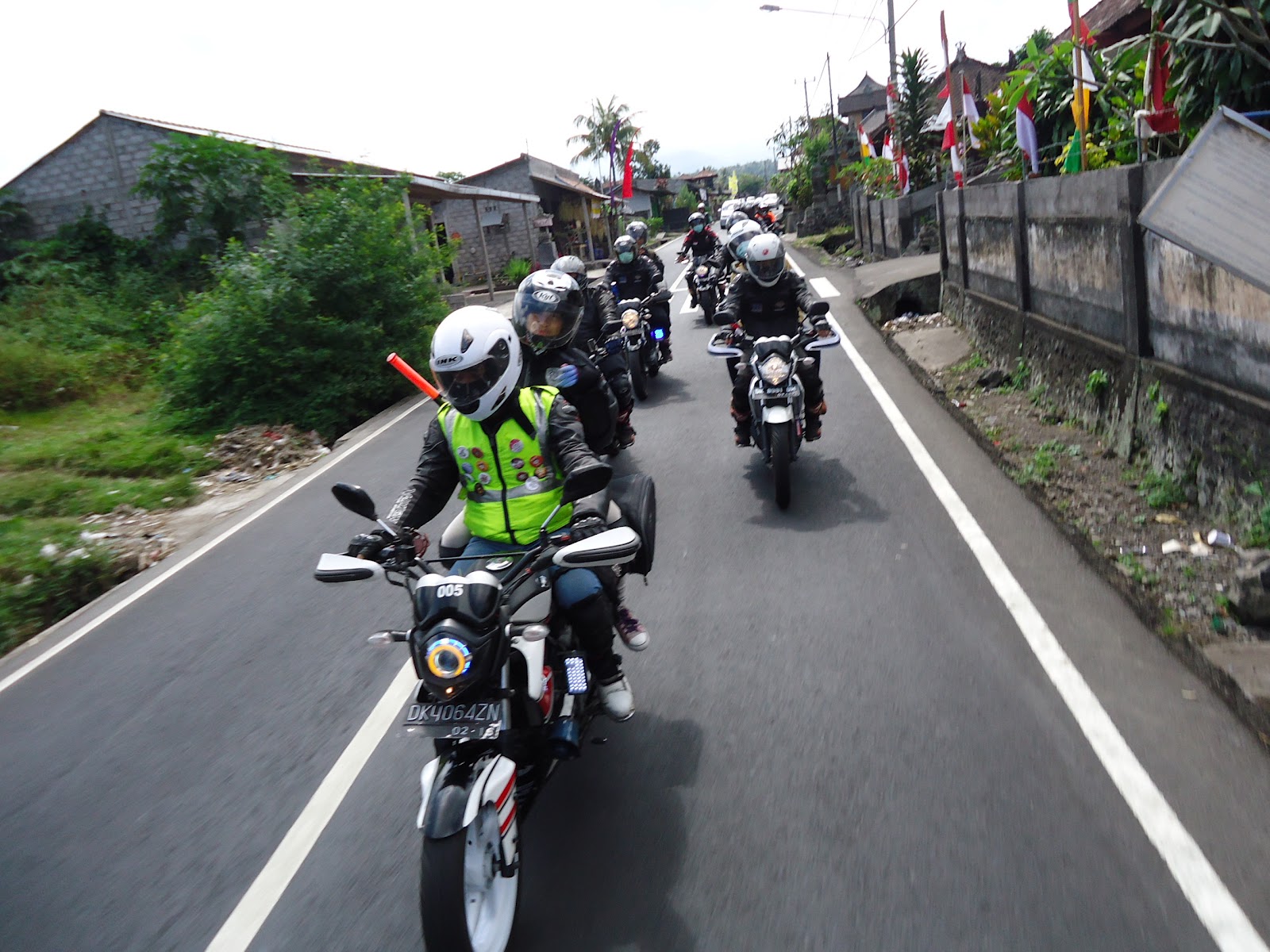 Foto Touring Keliling Bali Misi HUT RI Ke 67 Yamaha Vixion Club