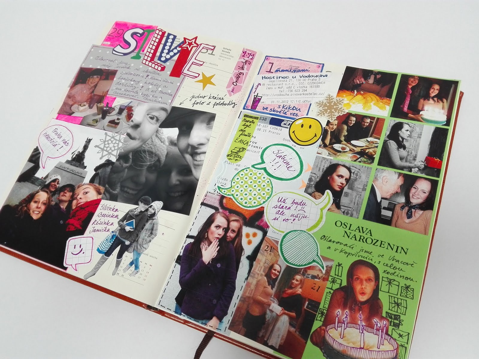 OUR SCRAPBOOK DIARY scrapbook diary aneb jak jsem propojila PROJECT