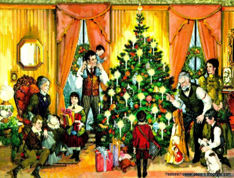 Family Christmas Traditions Wallpaper