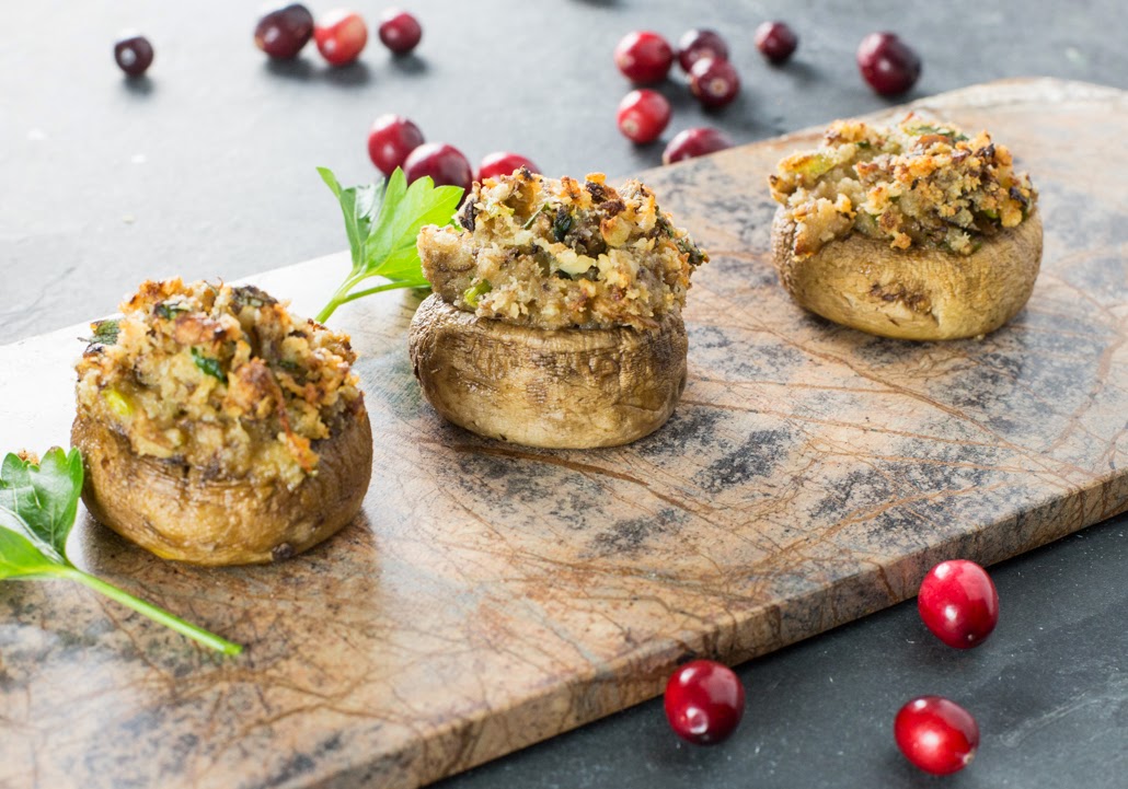 Straight to the Hips, Baby Savory Stuffed Mushrooms with Mascarpone
