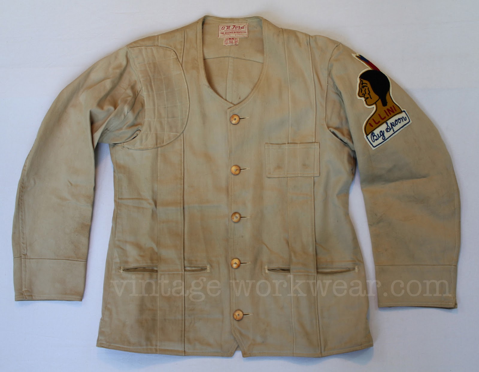vintage workwear O.N. FORD ROEHMROEHM DAYTON BRAND Vintage Shooting