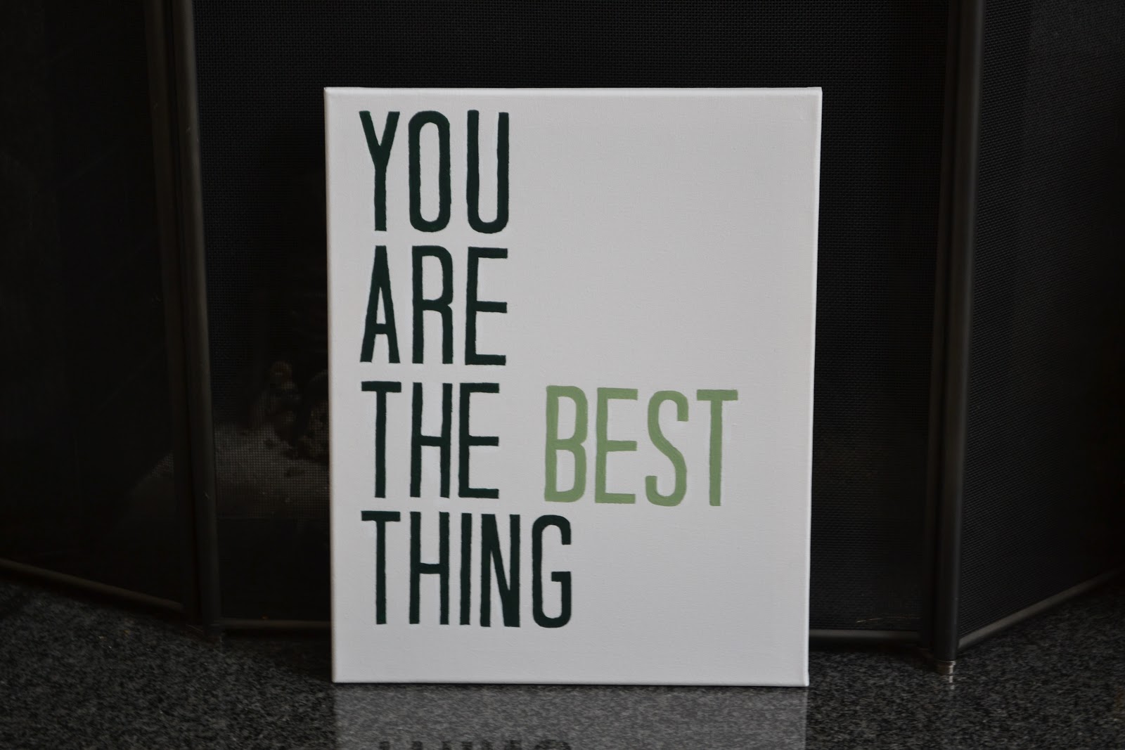 Merrimint DIY Canvas Word Art