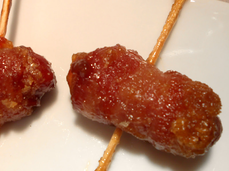 My Kind of Cooking Sweet & Savory Bacon Wrapped Cocktail Wieners