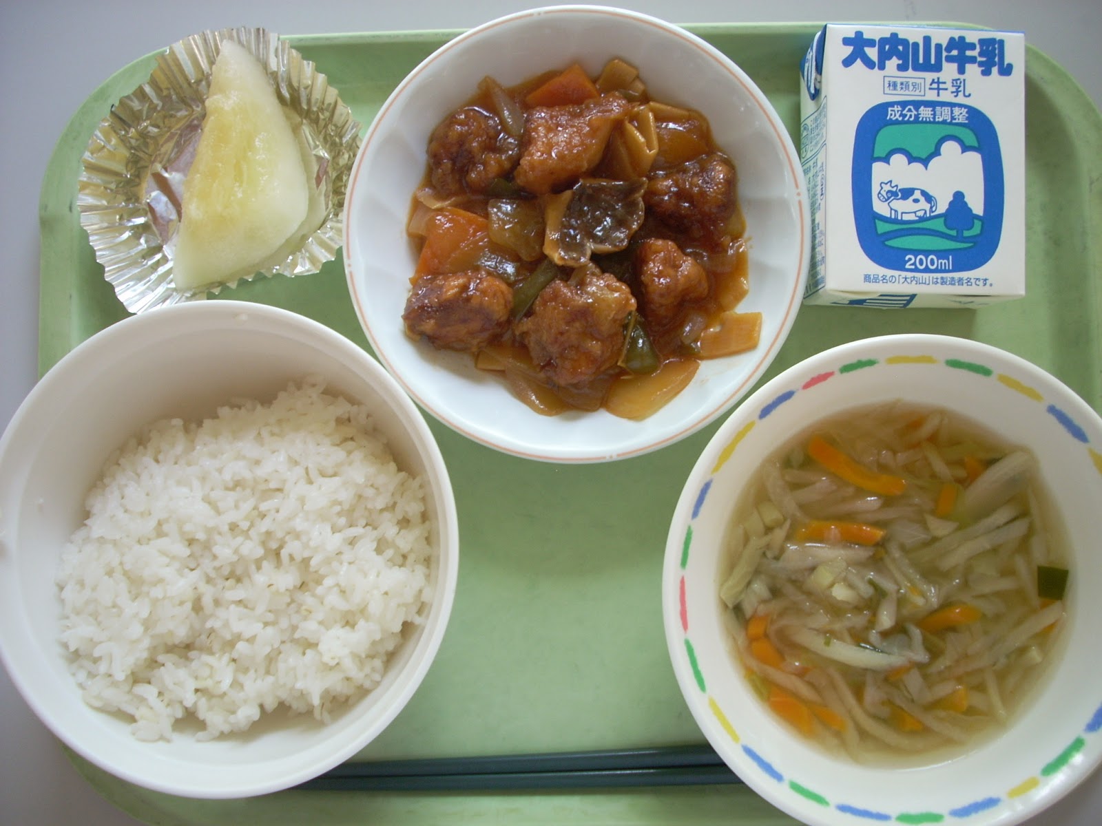 玉城わかば 給食紹介 5月23日