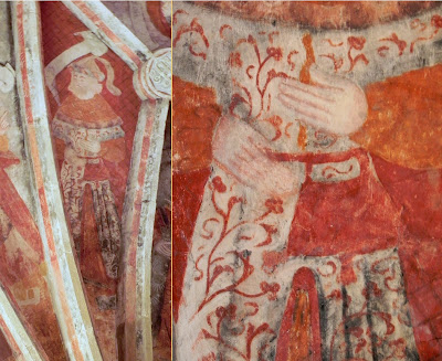 Fresco at the Church of Tauriac, France