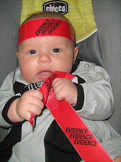 Baby in an evidence locker