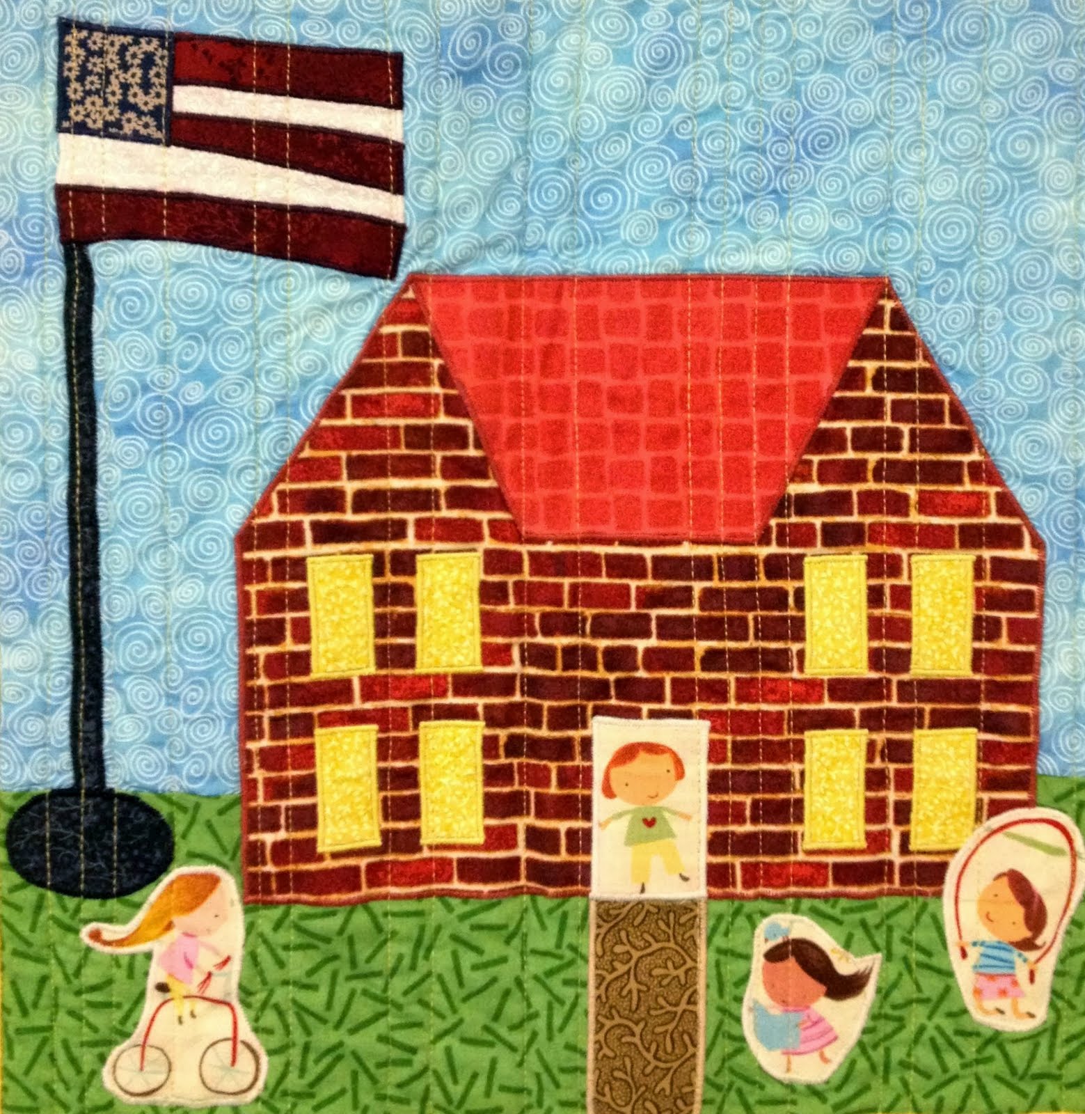 Starwood Quilter My House Quilt Schoolhouse Quilt Block