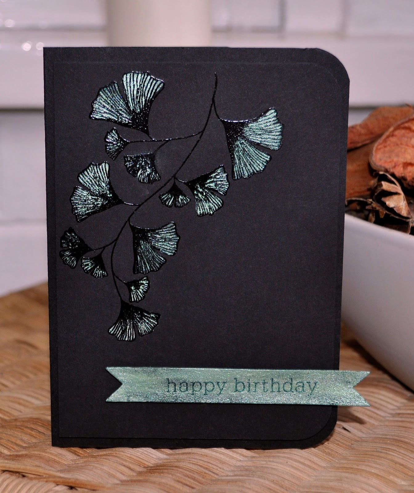 Inky Fingers Papertrey Ink birthday card