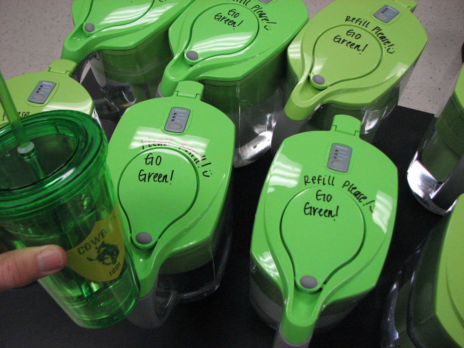 LHS Recycling Water filters help reduce singleuse plastic bottles