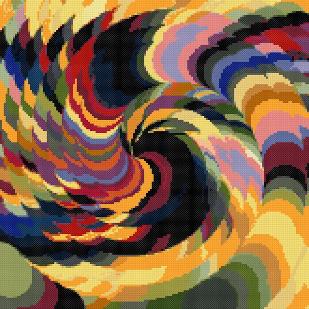 Yiota&rsquo;s Cross Stitch: Abstract cross stitch