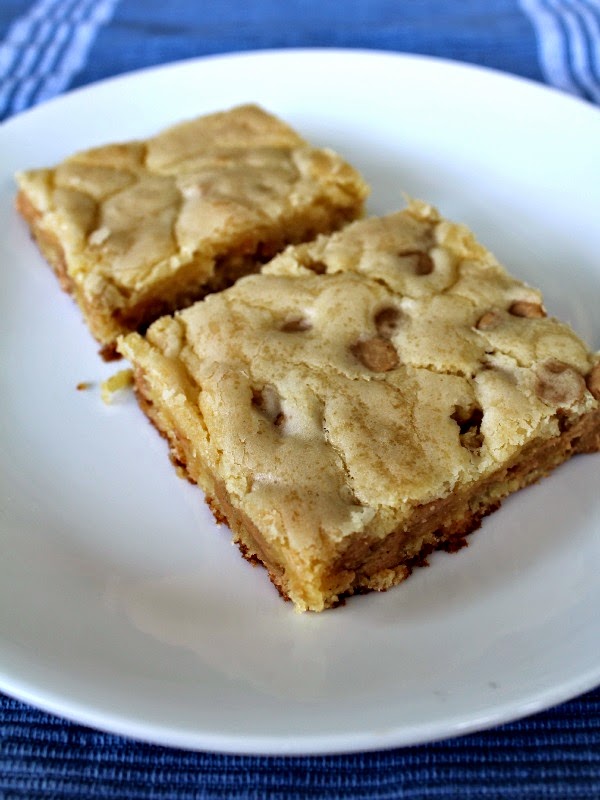 On the Menu Peanut Butter Cookie Bars Sunny Days & Starry Nights