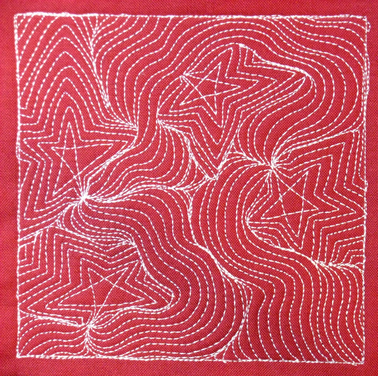 The Free Motion Quilting Project Day 283 Starry Sky