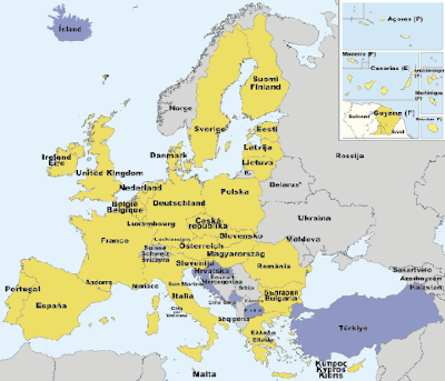 Carte de Europe Monde
