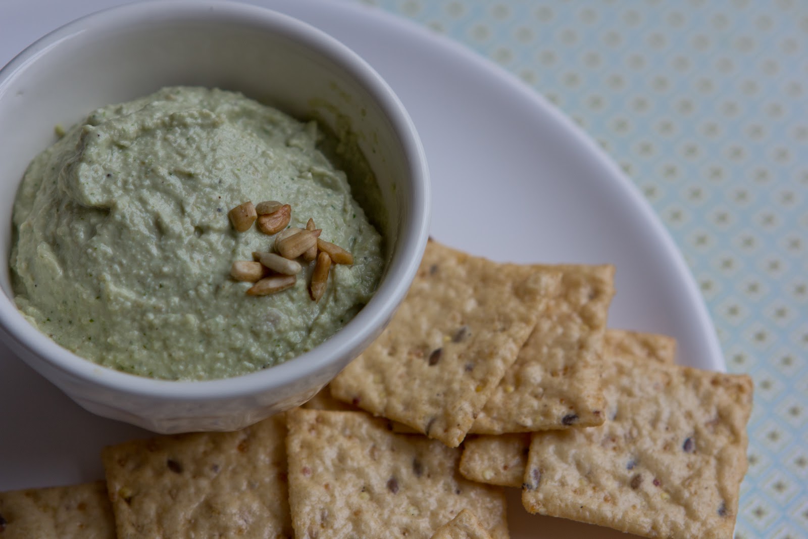 Haystacks & Champagne Garlicky Sunflower Seed Spread with Parsley
