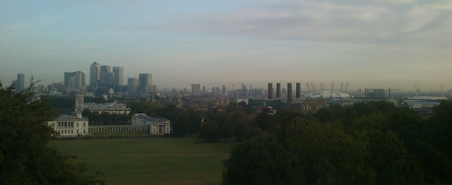 Vista desde el mirador de Greenwich, Londres.