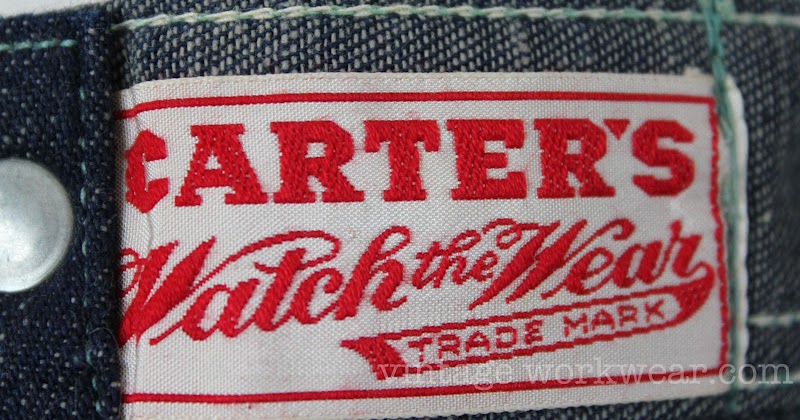 vintage workwear: CARTER'S Watch the Wear: The Vintage Garments Part 1