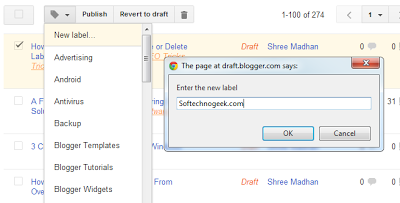How To Add Labels to Multiple Blogger Post