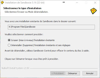 27 09 2016 mise à jour sandboxie 5.14