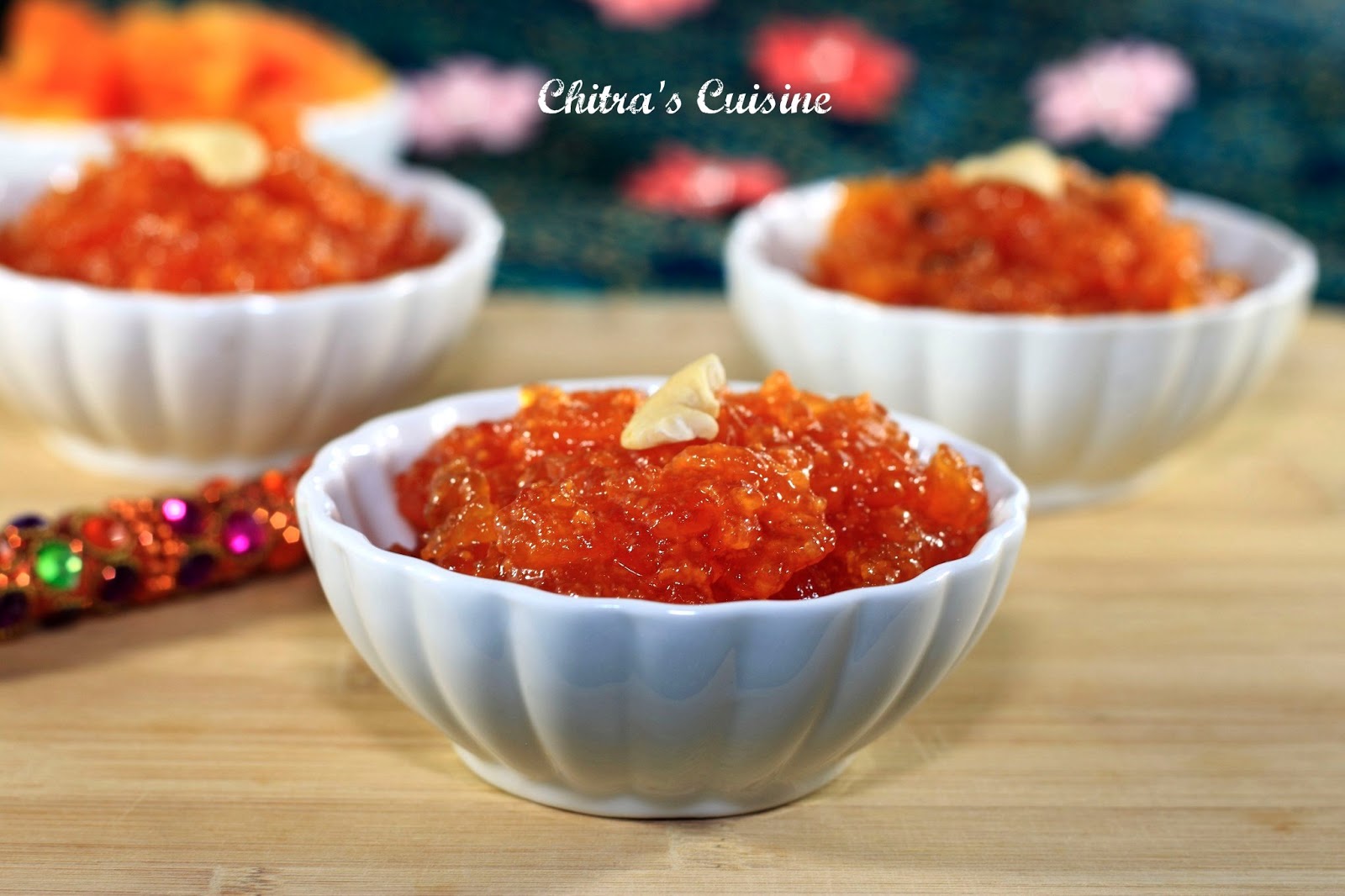 Chitra's Cuisine Papaya Halwa