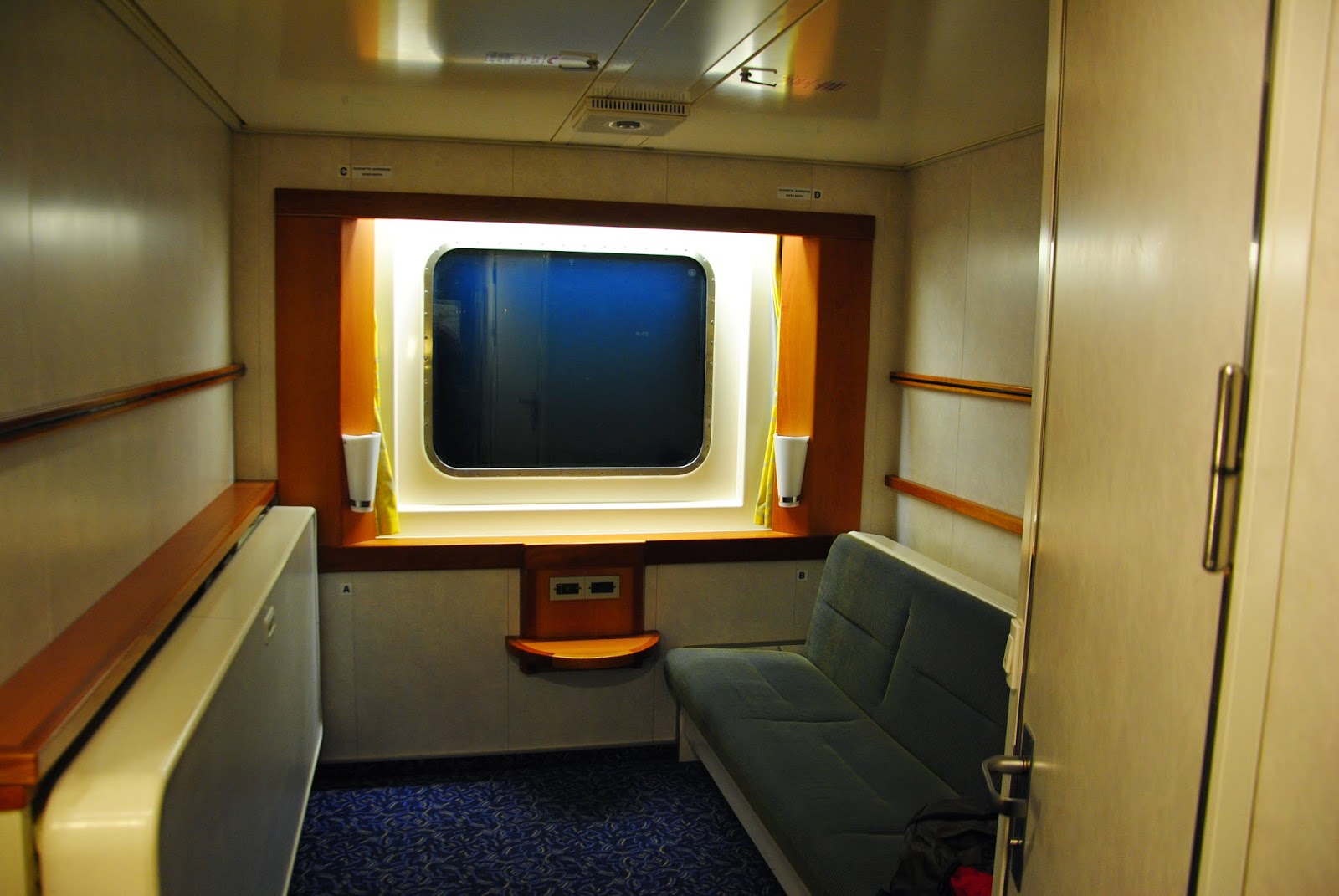 BRITTANY FERRIES Four berth outside cabin aboard MONT ST MICHEL