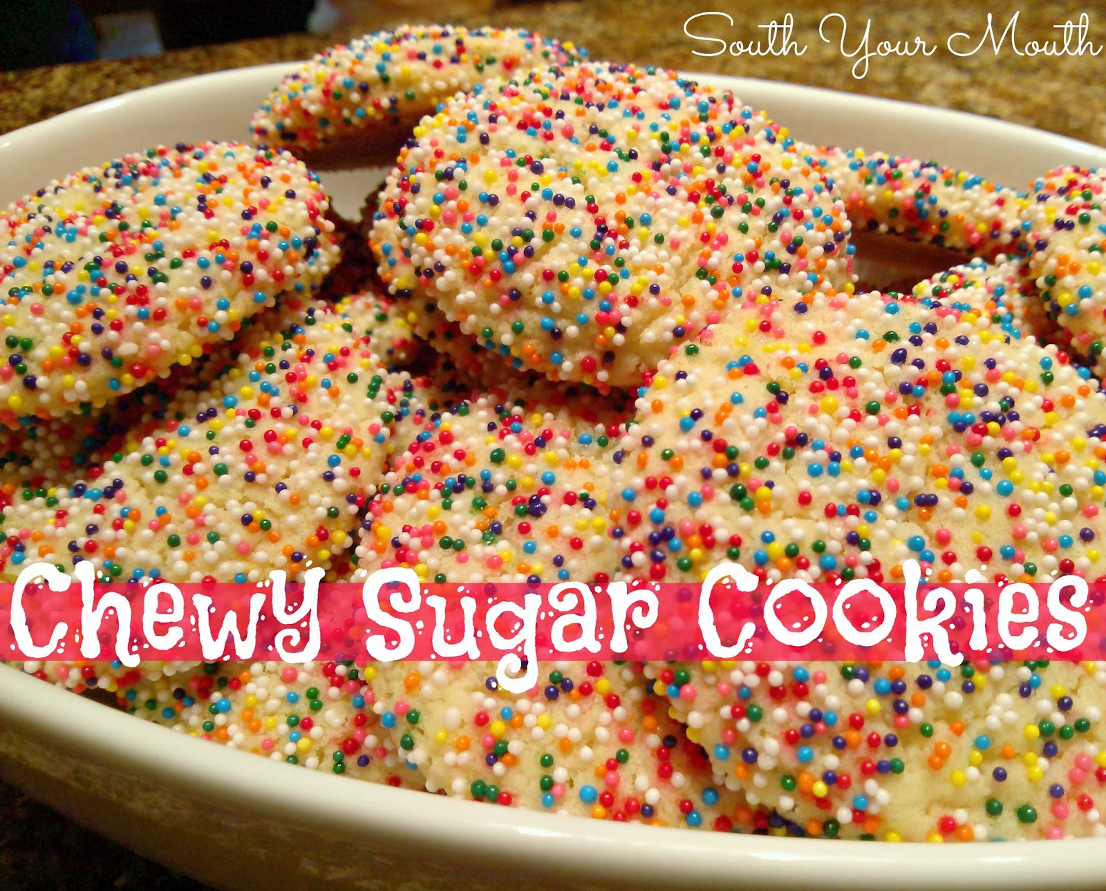 South Your Mouth Chewy Sugar Cookies