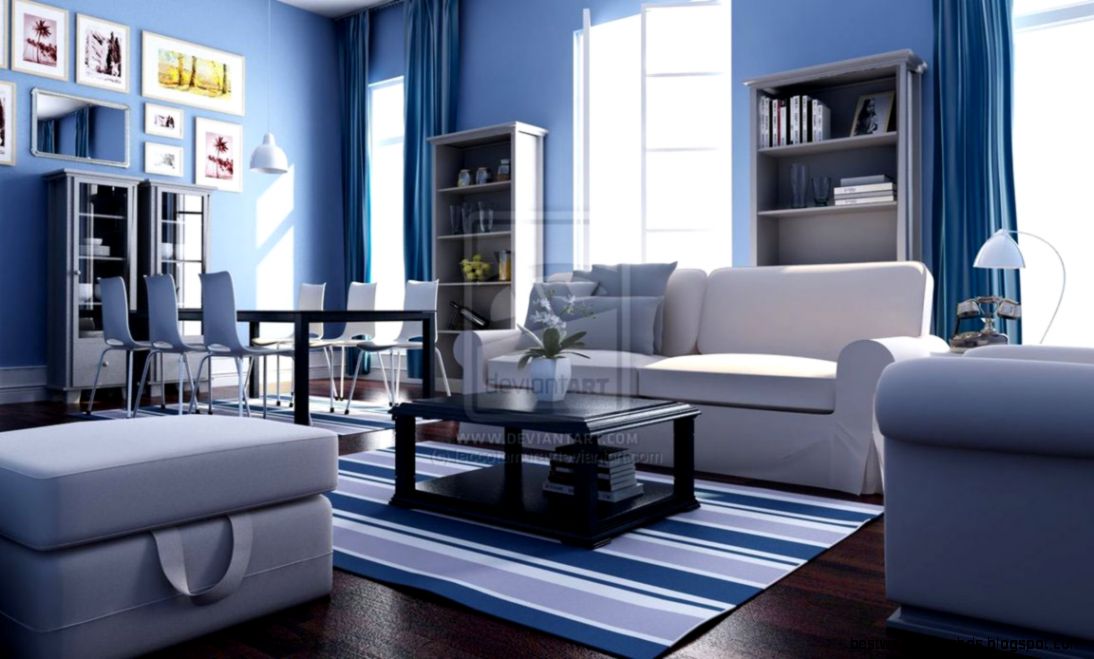 Exclusive Decor White Blue Theme Living Room Interior Photos Exclusive Decor White Blue Theme Living Room Interior Photos