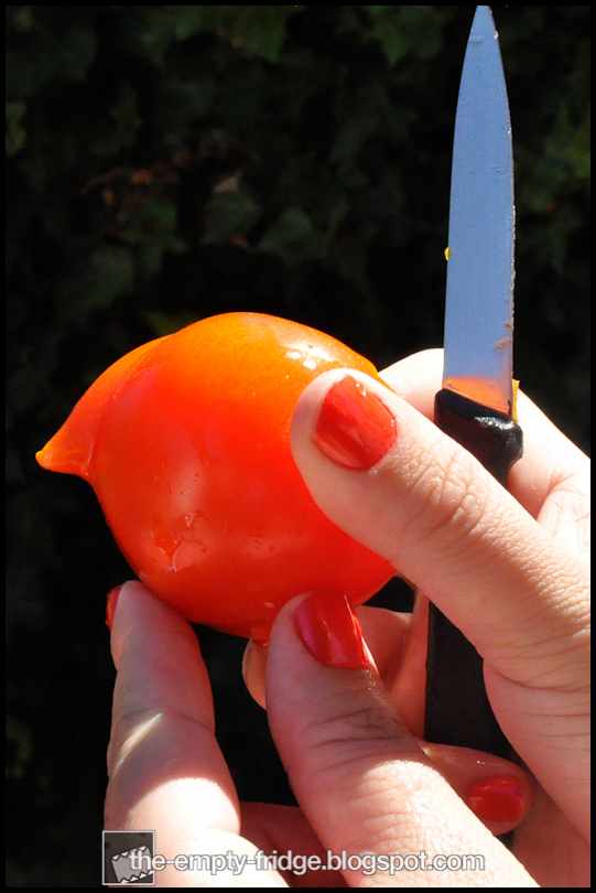 The Empty Fridge. Tomato Sauce Day Italian Backyard Style.