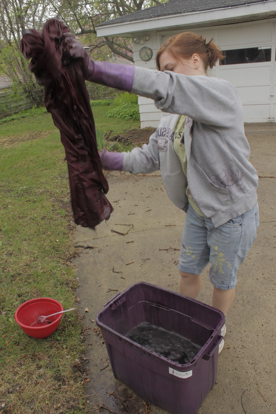 Inept But Intrepid Dyeing 100 Polyester Chiffon Bridesmaid Dress