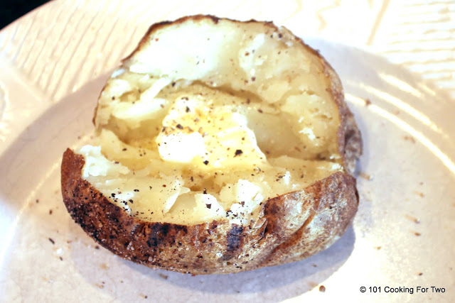 Grilled Whole Baked Potatoes without Foil from 101 Cooking For Two
