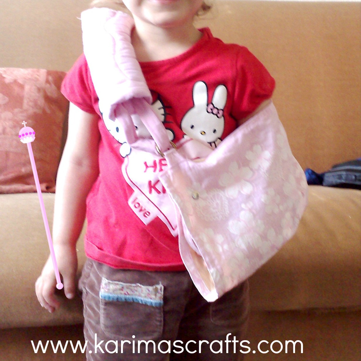 Karima's Crafts Child's Arm Sling Upcycling