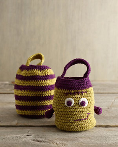 Crochet For Free: Halloween Treat Bags