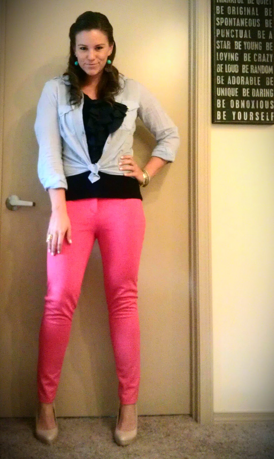 Pink, Glitter, and Gold: Barbie Pants and Bum