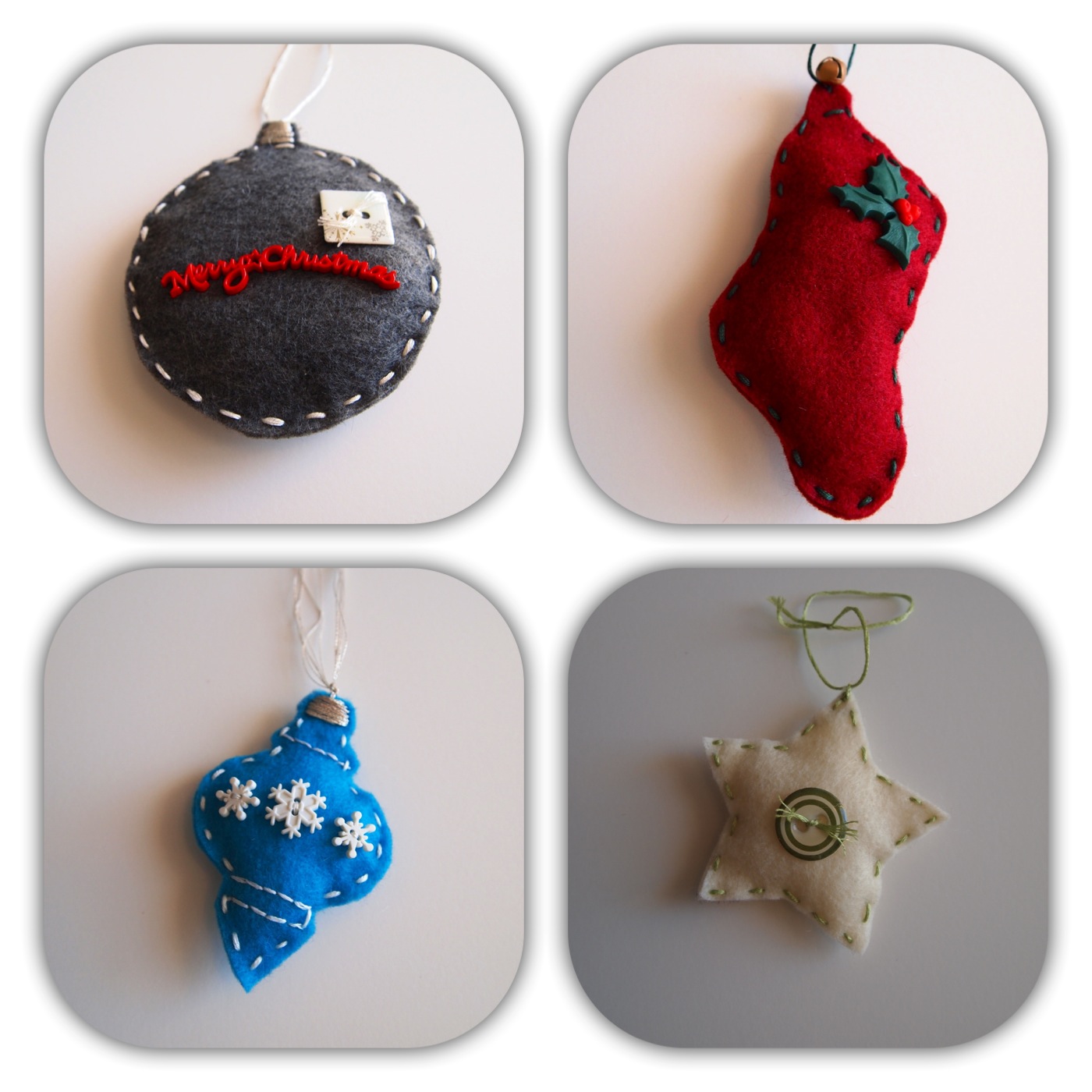 Craft Room Confidential {Handmade Christmas} Felt Ornaments