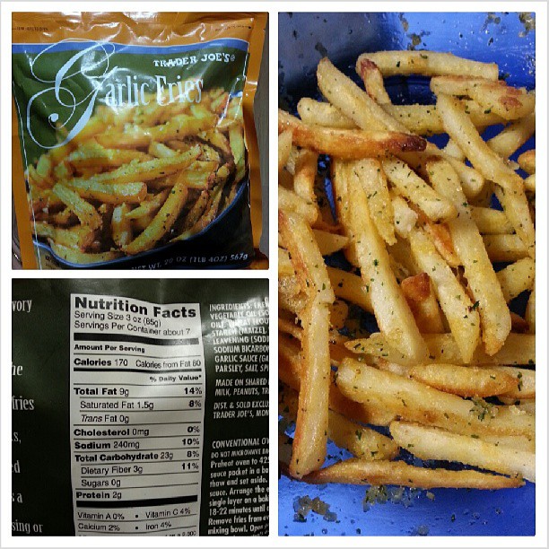 Shannon's Lightening the Load Trader Joe’s Garlic Fries
