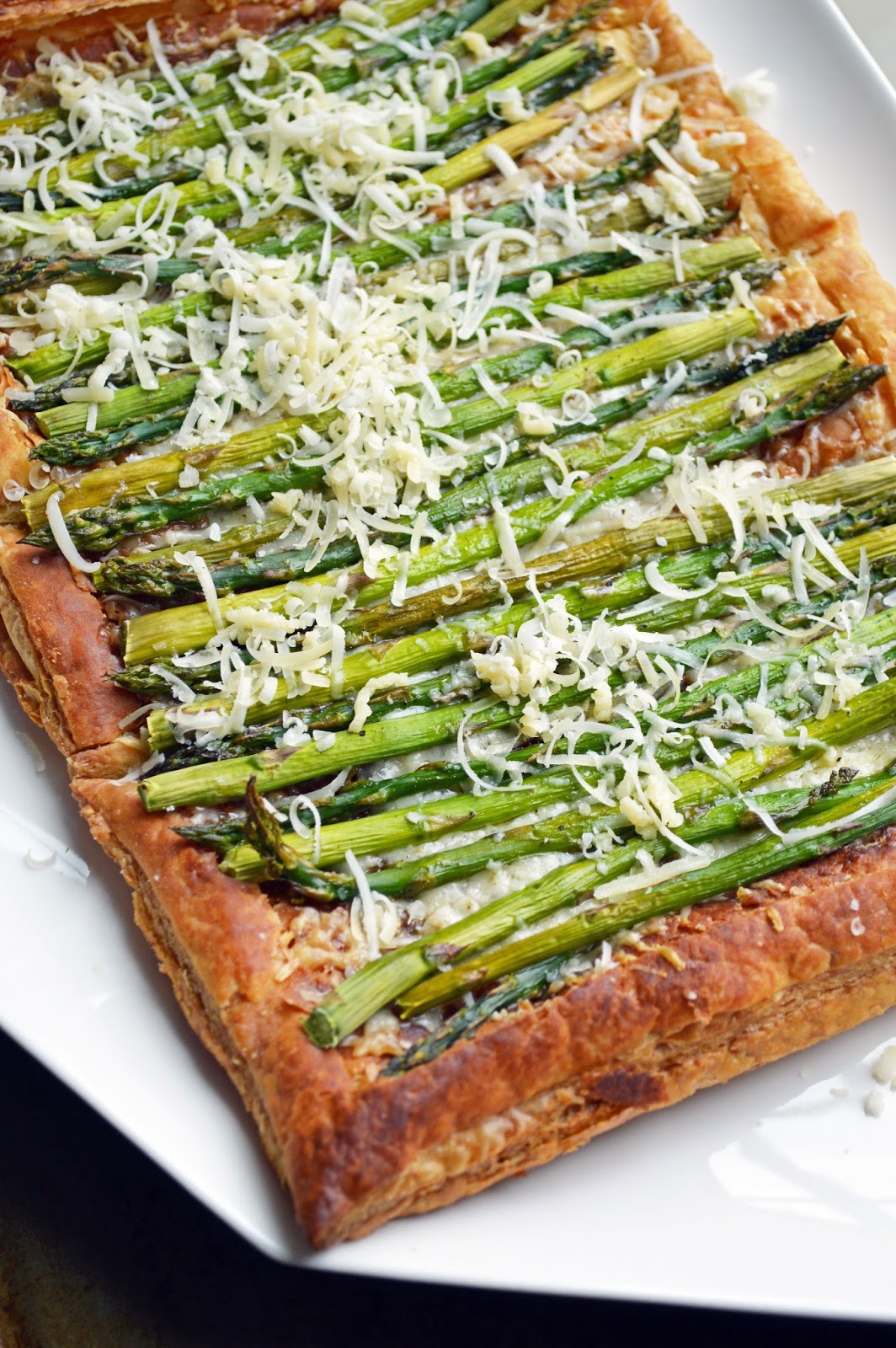 asparagus gruyere tart One Brass Fox