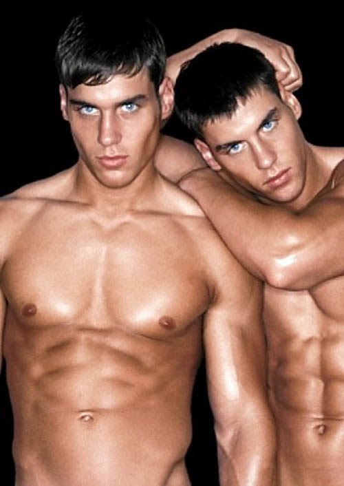 Naked identical male twins having sex - Porno photo