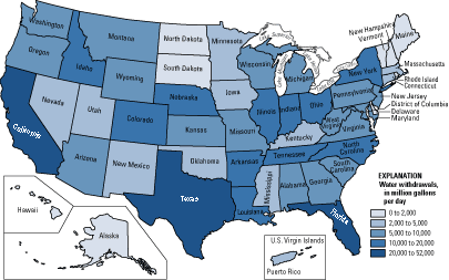 choropleth map maps water use states united thematic python create unstandardized 2000 state 2005 usgs example easiest way withdrawals supply