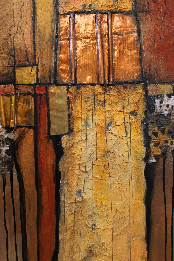CAROL NELSON FINE ART BLOG "Tapestry", mixed media contemporary