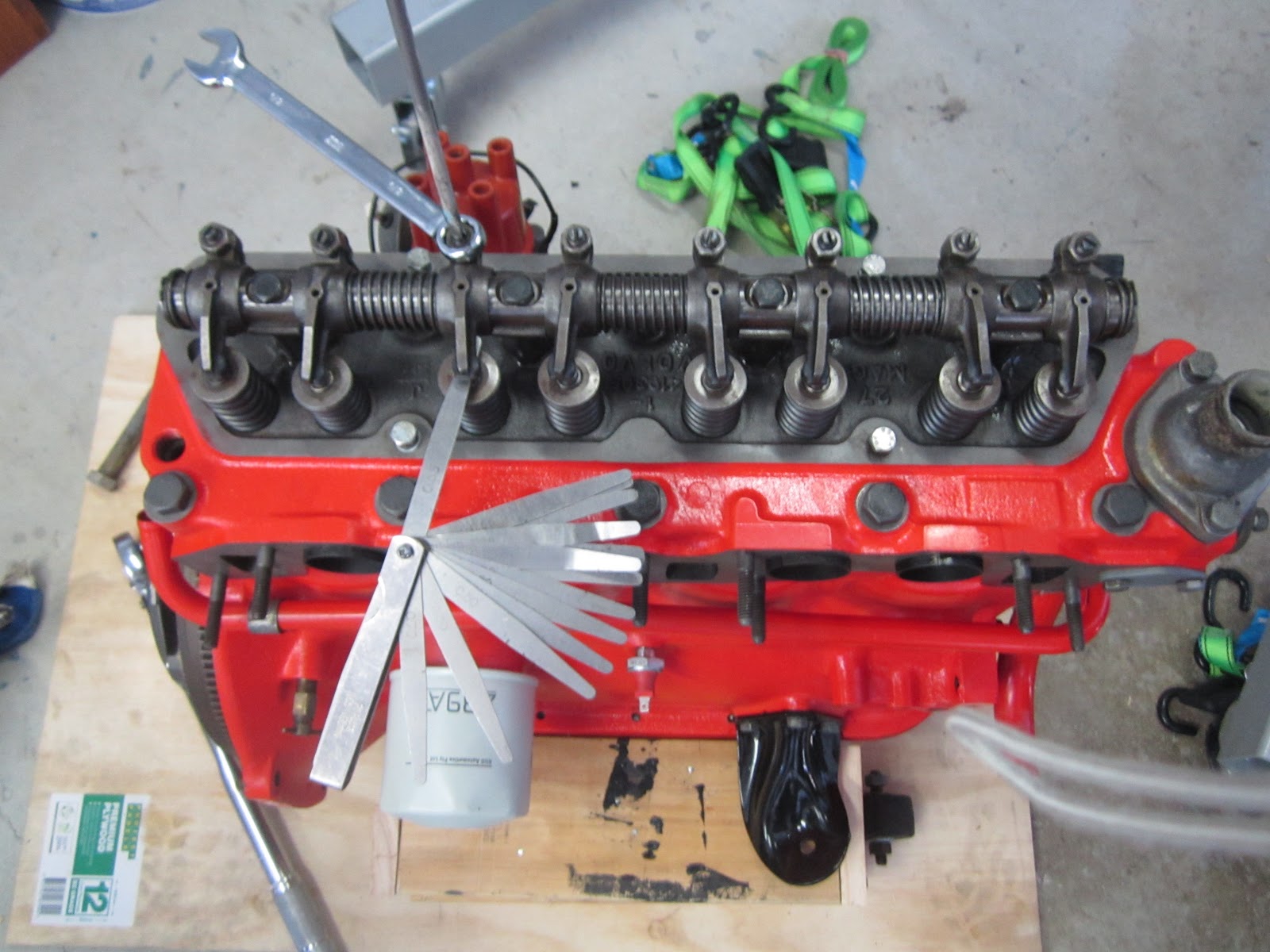 Restoration Volvo 122S 1969 Fitting cylinder head