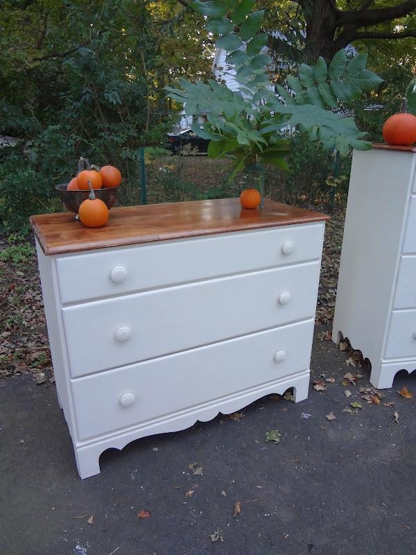 Heir and Space Matching Maple Tall Dresser and Low Dresser, and the